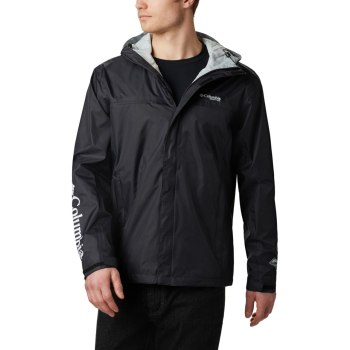 Columbia PFG Storm Big, Chamarras Negros Grises Para Hombre | 207319-TBY